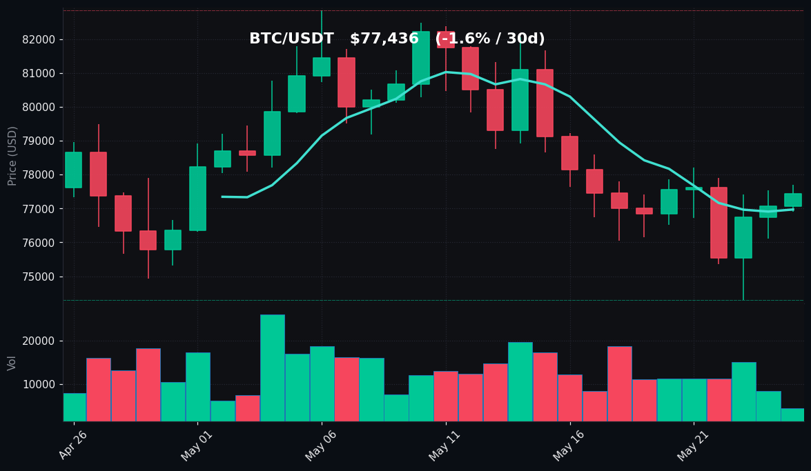 BTC 30-day Candles