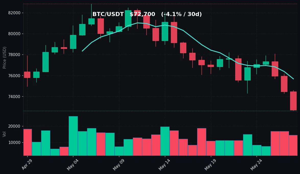 BTC 30-day Candles