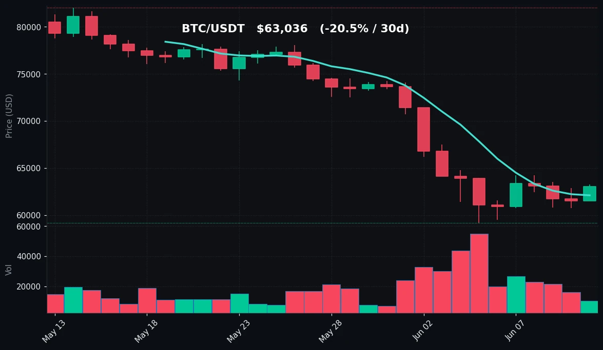 BTC 30-day Candles