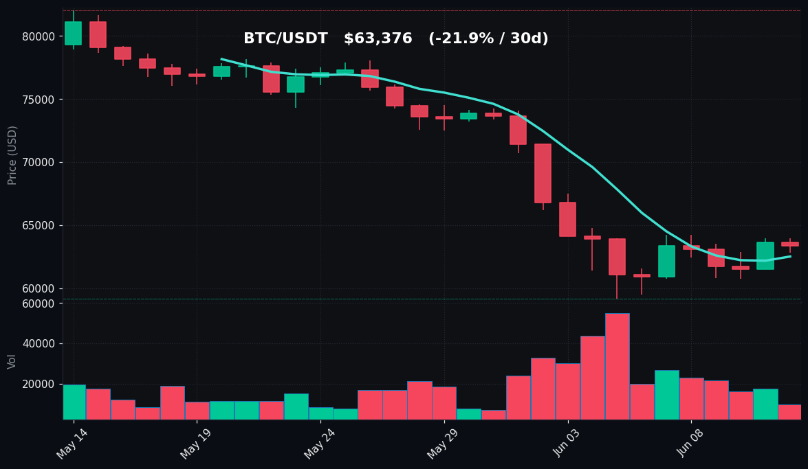 BTC 30-day Candles