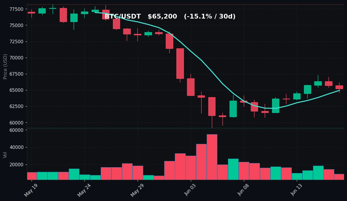 BTC 30-day Candles