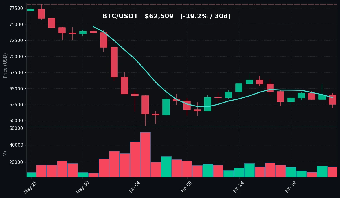 BTC 30-day Candles