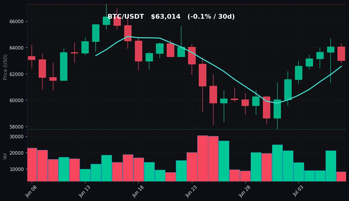BTC 30-day Candles