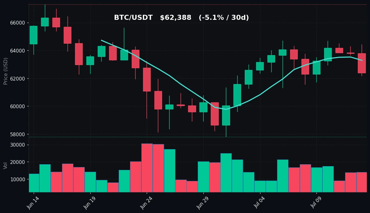 BTC 30-day Candles